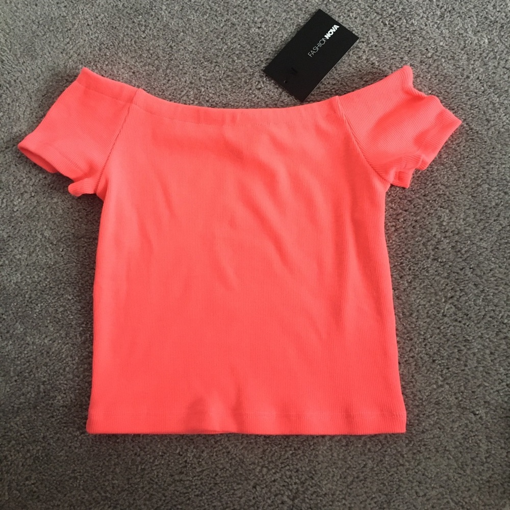 NEW fashion nova off the shoulder top